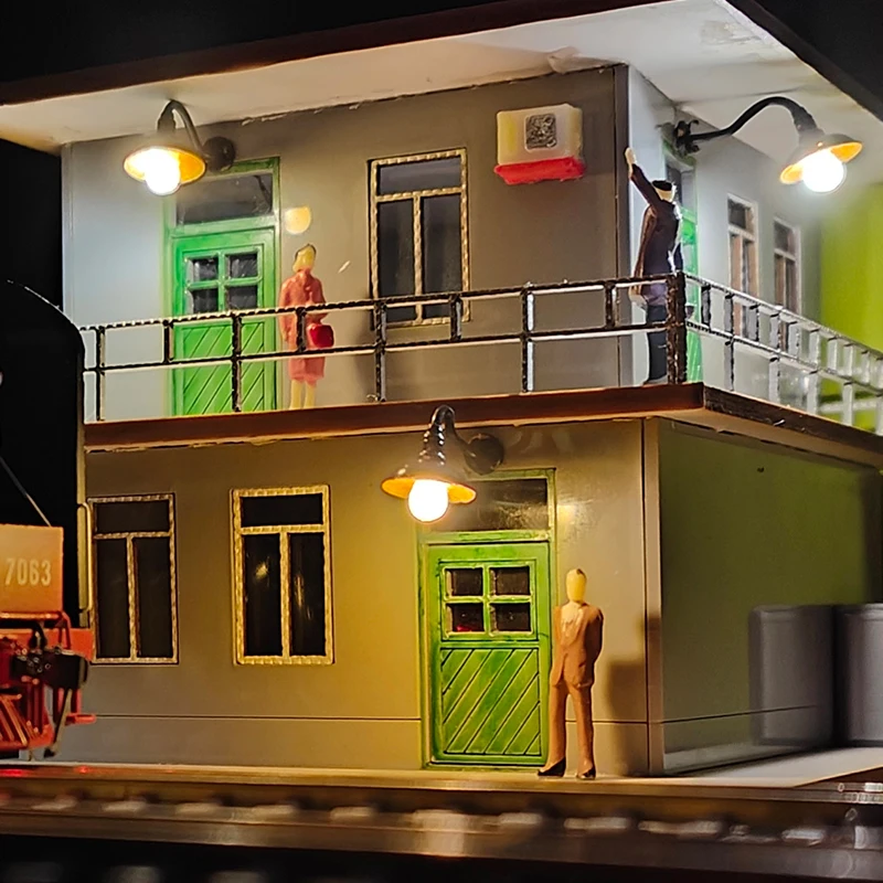 Plafonnier Miniature échelle 1:87 - Éclairage LED Pour Maquettes Et Dioramas - Neuf