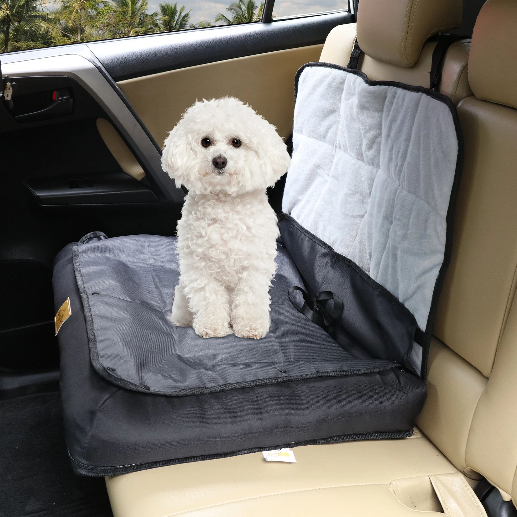 Portable Dog Car Seat Bed Pet Booster Car Seat Travel Carrier Seat
