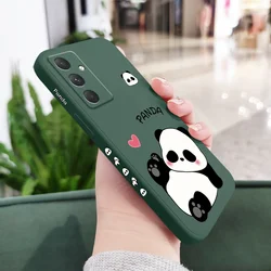 Adorable Chubby Panda Phone Case Cover - Samsung A05 (Dark Green)