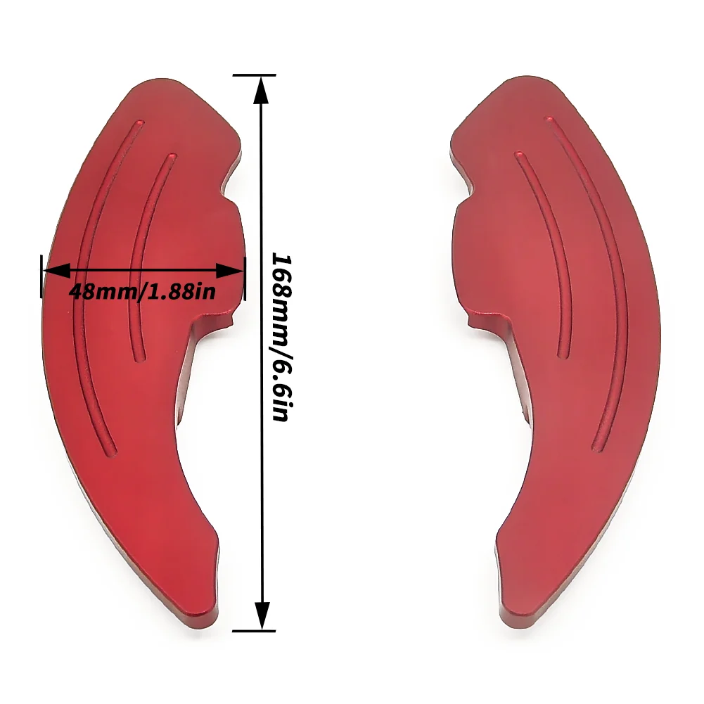 

Auto Wayfeng WF for Ford Focus 4 MK4 2019 2020 2Pcs/Set ABS Chrome Car Steering Wheel Paddle Extension Shifters Shift Sticker