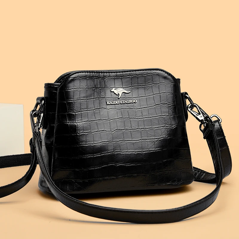 

Сумка-мешок женская из экокожи, модный саквояж кросс-боди, Роскошный дизайнерский чемоданчик большой вместимости, маленькая сумочка для покупок