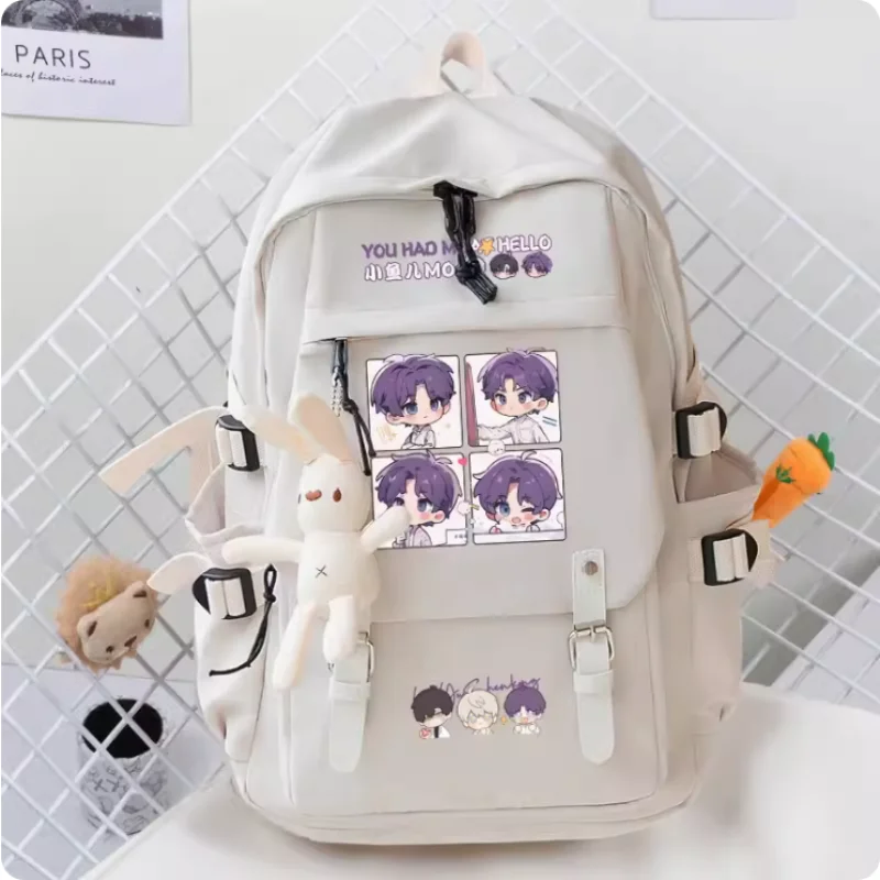 Anime Zayne Love and deepspace Cartoon Bag Women Man Fashion Leisure Belt Teenagers Student Backpack Handbag B1403