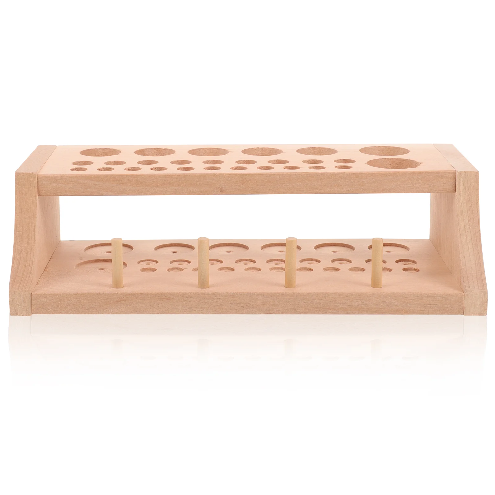 

Craft Tool Holder Rack Porous Storage for Wooden Crafts Shelf Work Tools