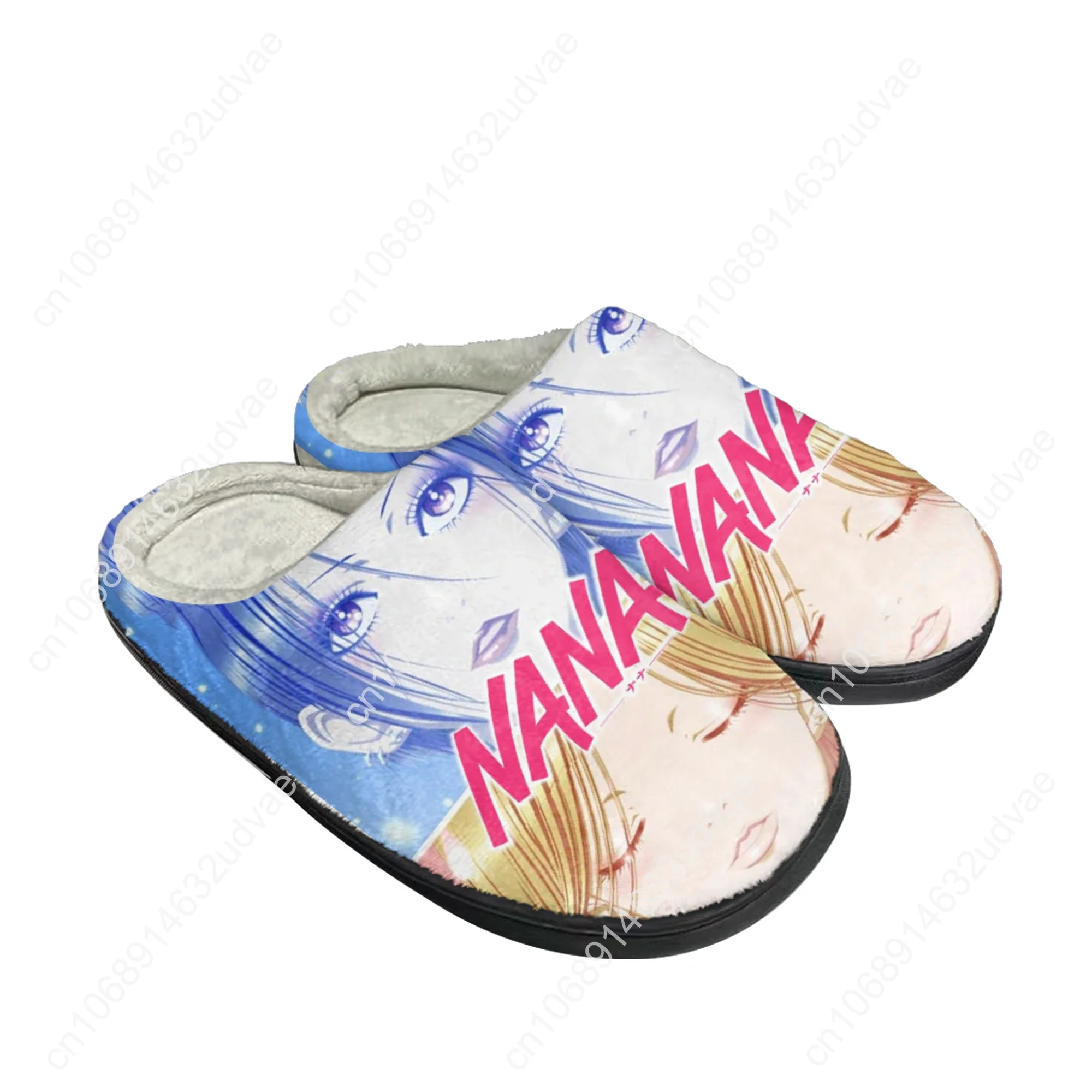 NANA Osaki Komatsu Shoujo Comics Home Cotton Custom Slippers Mens Womens Sandals Plush Casual Keep Warm Shoes Thermal Slipper