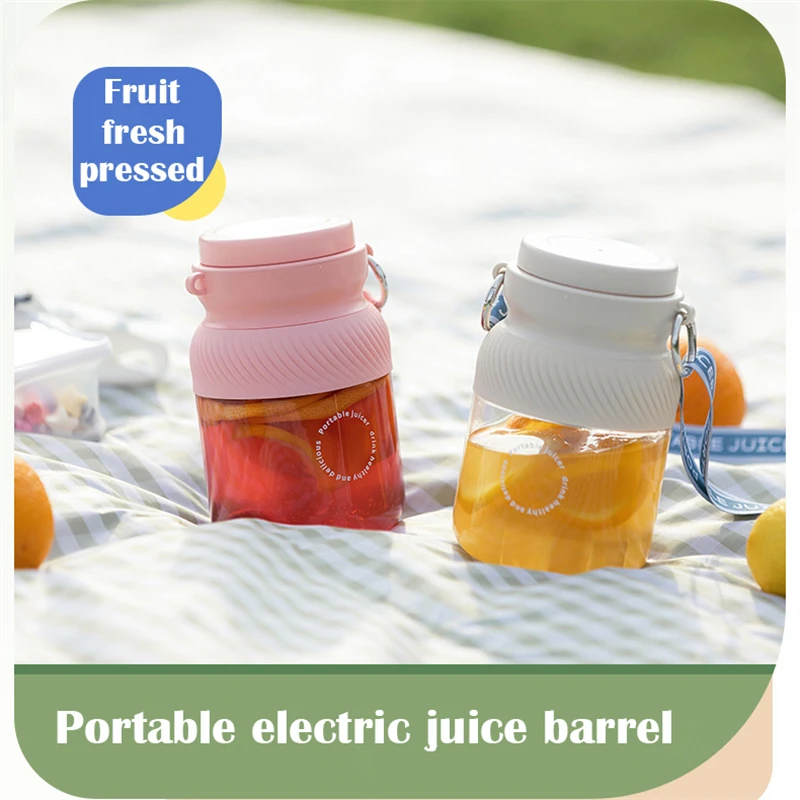 

Портативная электрическая соковыжималка, Прецизионная стальная соковыжималка с двойным лезвием и водонепроницаемым интерфейсом Type-c, большая емкость