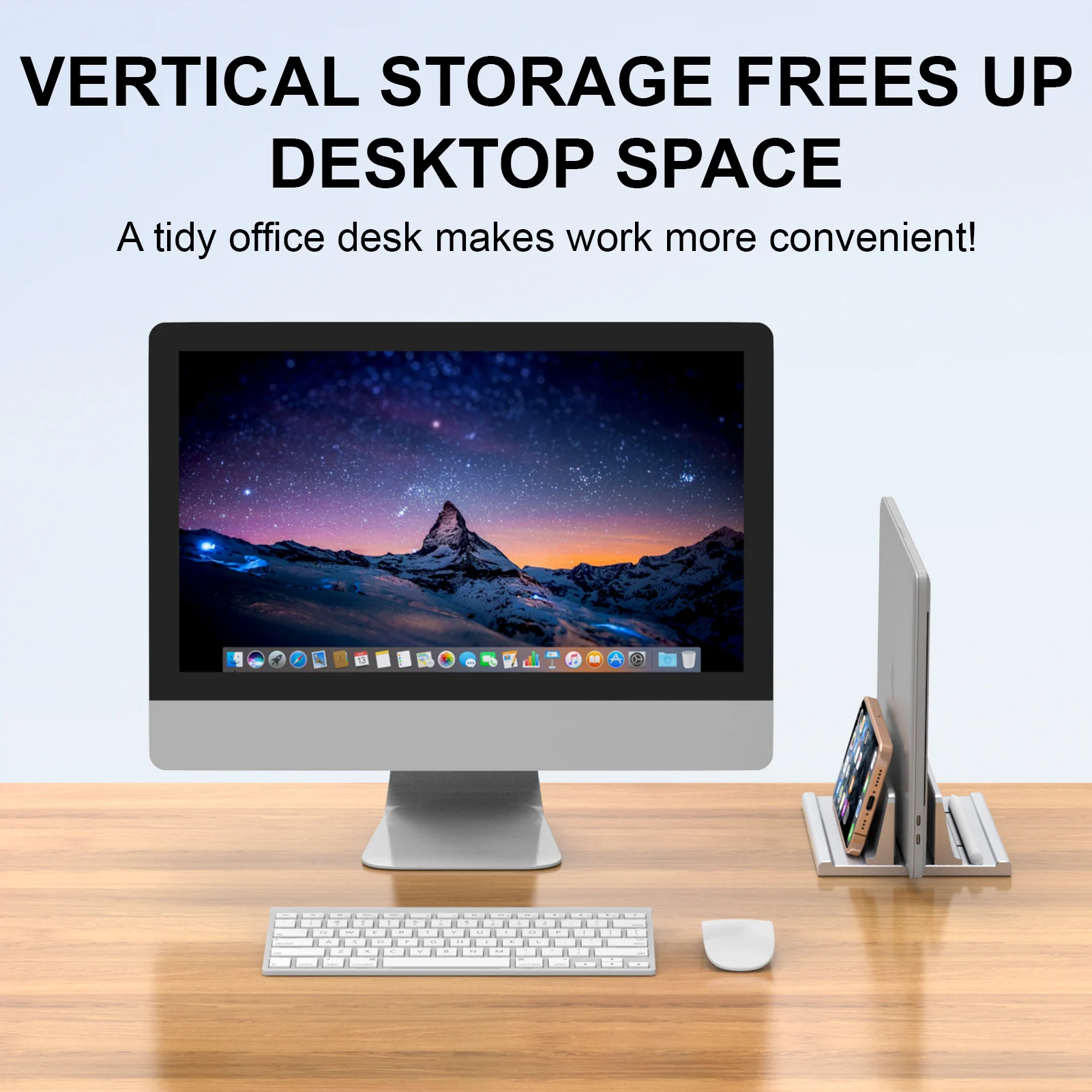 수직형 노트북 스탠드 도구 없이 조절 가능한 알루미늄 노트북 스탠드 홀더 수직 폭 0.5-1.9로 거의 모든 노트북을 지원합니다.