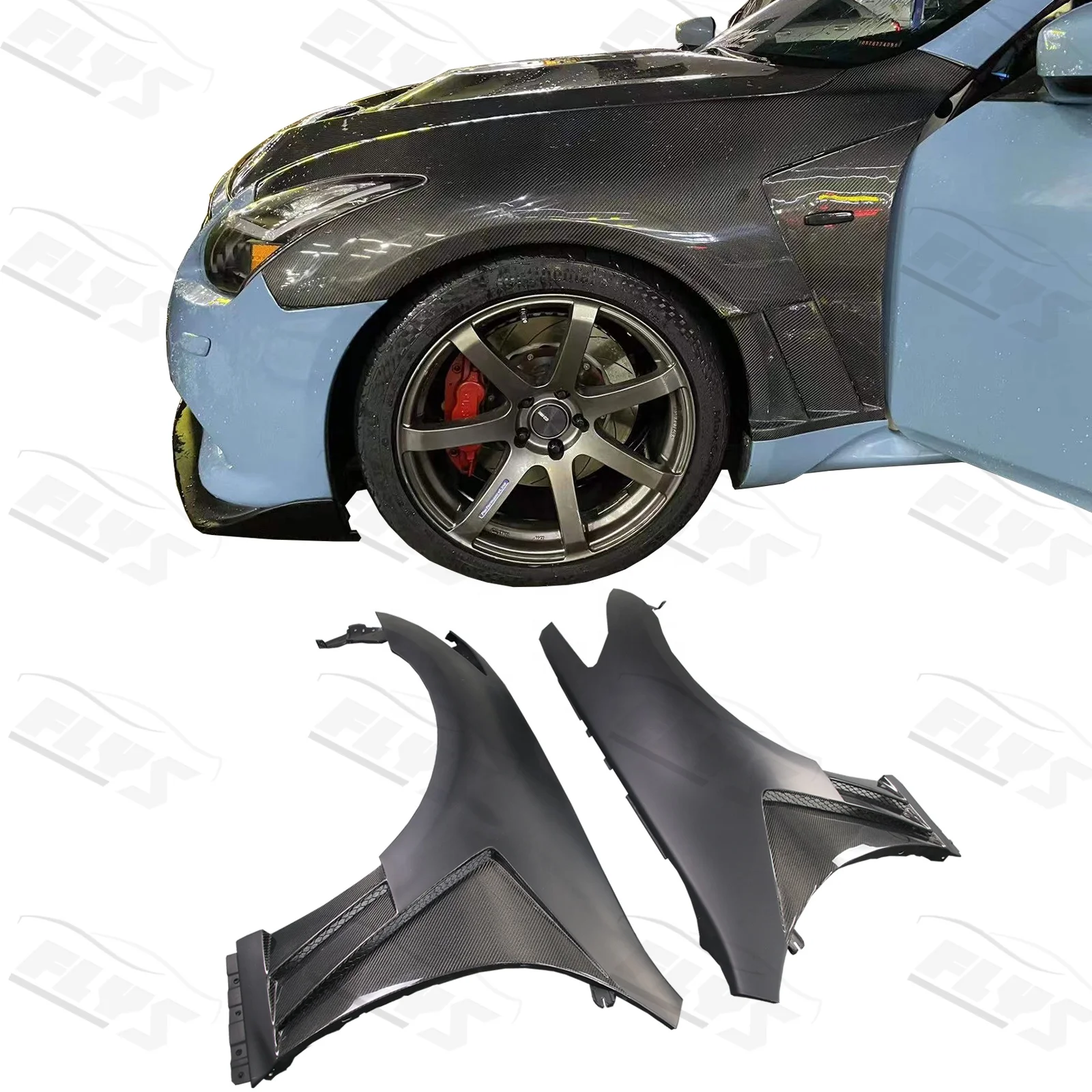 Oem Style High Quality Carbon Fiber Side Fenders For G37 Infiniti
