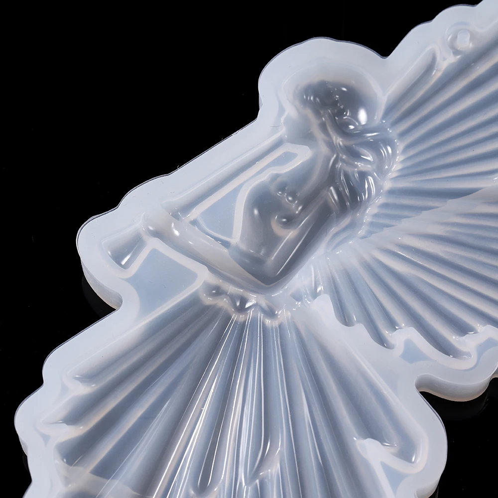 Neue Engel Teufel Flügel Mond Silikon form UV Epoxidharz Gussform für DIY Handwerk Anhänger Dekoration Schmuck herstellung Werkzeuge – Detail 16