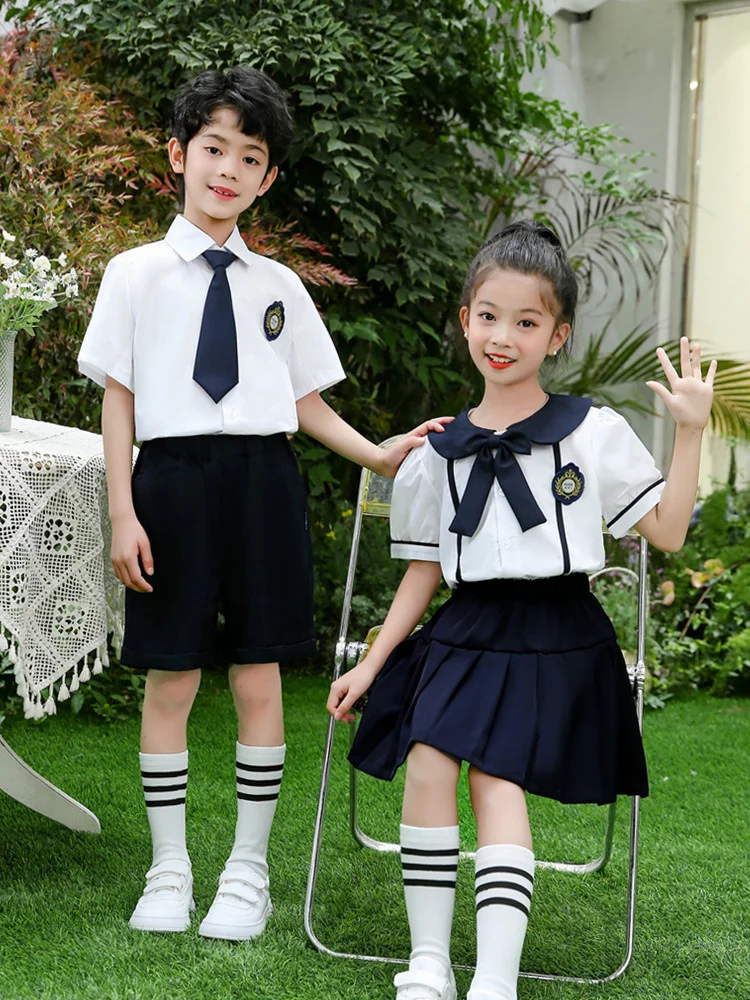 

Children's choir performance uniform, primary school English style school uniform, choir performance uniform, kindergarten