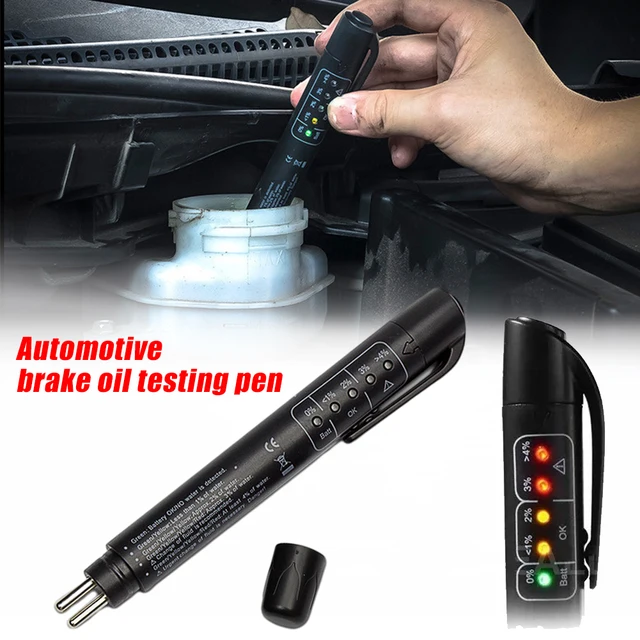Car Diagnostic Tool Car Brake Fluid Test Pen 5 LED Indicator Brake Fluid Tester DOT3 DOT4 DOT5 Brake Fluid Tester 3
