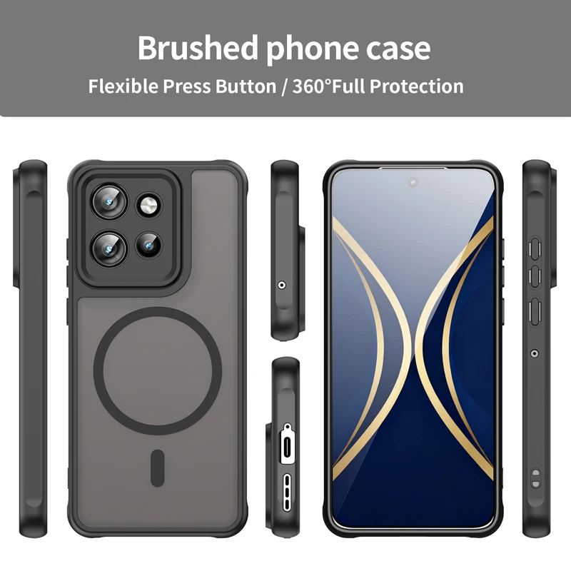 Semi-Transparent Frosted Matte Anti-Fingerprint Phone Case Cover