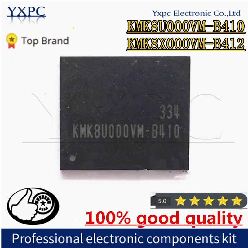 

KMK8U000VM-B410 KMK8X000VM-B412 EMCP 8GB BGA162 8G Flash Memory IC Chipset with balls