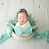 3 Meter seersucker wrap for newborn photography props,stretch baby wrap for photo shoot 3
