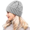 Winter Women Hat 2024 New Autumn Handmade Female Warm Cap Knitted Beanie Girl Hats Woman Bonnet Femme Chunky Thick Stretchy Hats 3