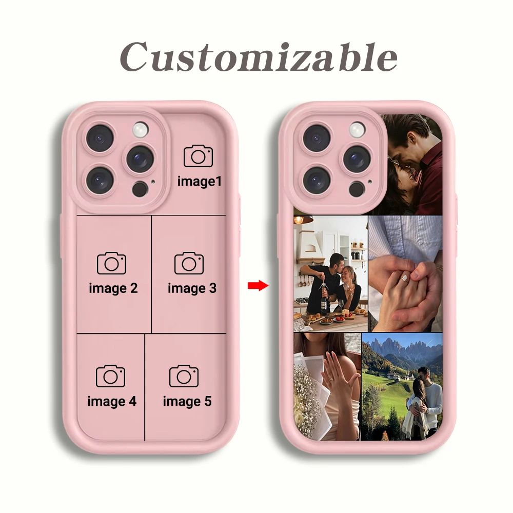 Personalized Photo Shockproof Soft TPU Phone Case For iPhone 17 Pro 16 15 14 13 12 11 Pro Max SE 2022 Plus16e X XR 7 8 17 Cover 2