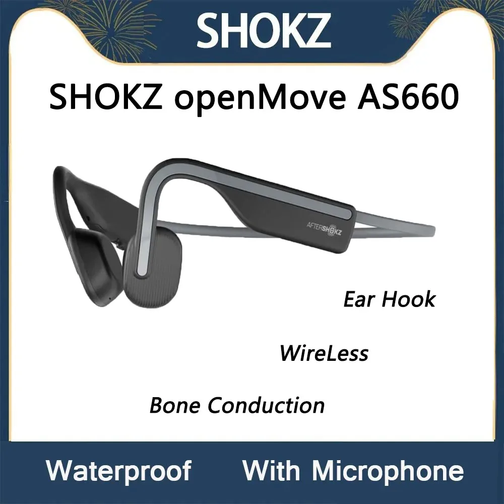 オリジナル SHOKZ AS660 骨伝導イヤホン OpenMove ワイヤレス