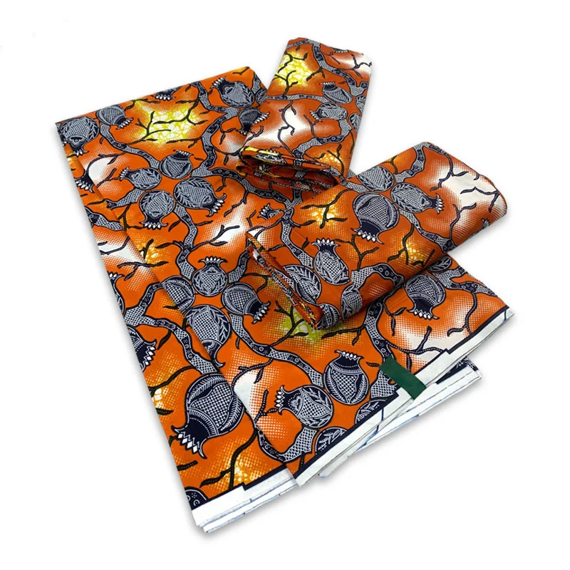 African Wax Prints Fabric 6Yards African Cotton Batik Ankara Fabric For Dress F08 african wax fabric