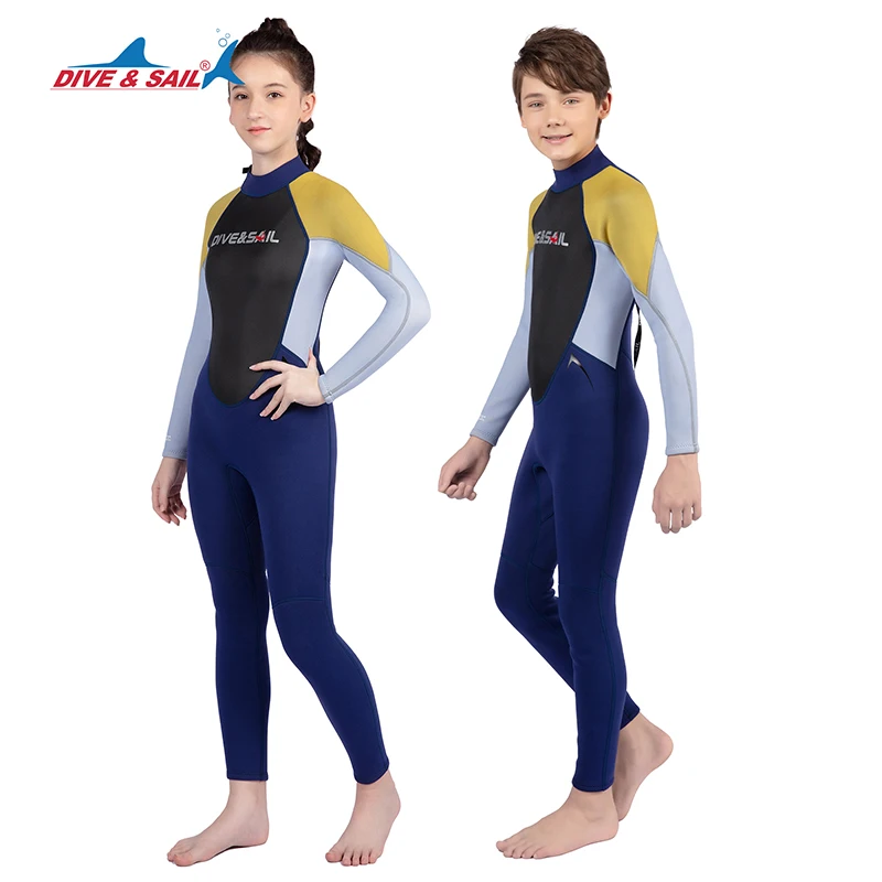 Combinaison De Surf Enfant – Néoprène 3mm – Protection UV Intégrale – Garçon