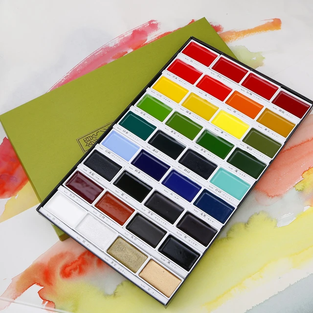 Kuretake Zig Gansai Tambi Watercolor Set, 24-Colors • Price »