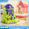 Mini Grabbing Ball Machine Claw Catch Machine Space Rocket Capsule Table Game Interactive Educational Toy Kid Pretend Play Gift 1