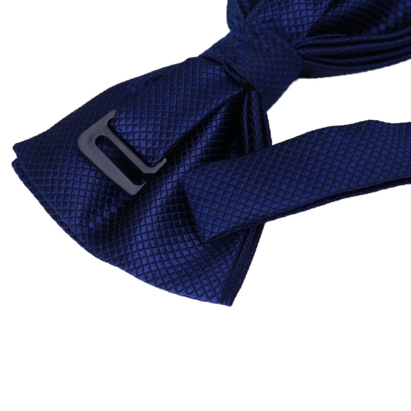 

127D Fashion Dull Jacquard Plaid Bow Tie Leisure Solid Wedding Tuxedo for Butter