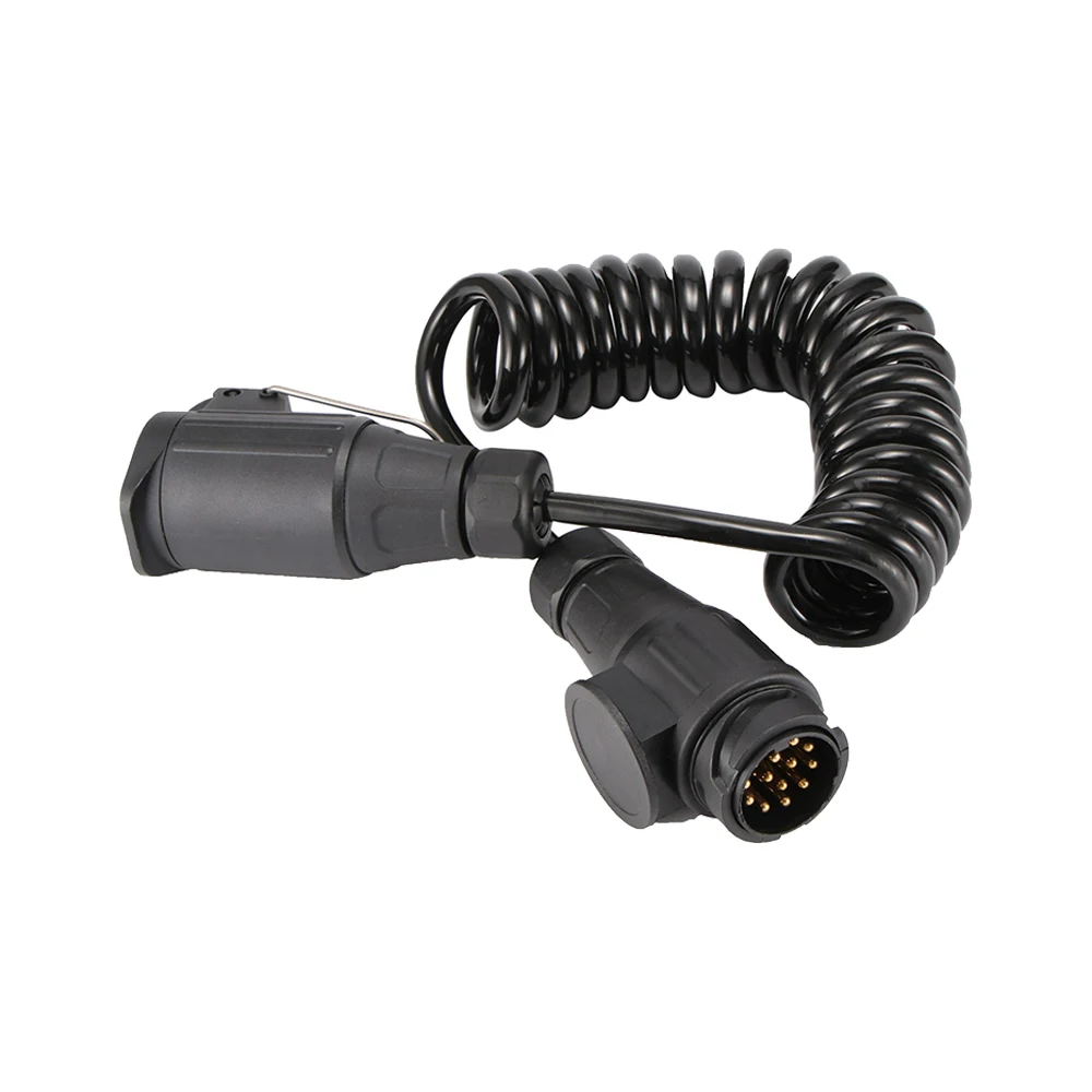 3M 13 Pin Trailer Truck Light Board Extension Cable Lead Male To Female Wire Plug Socket Wire Part Couplings Circuit Plug Socket