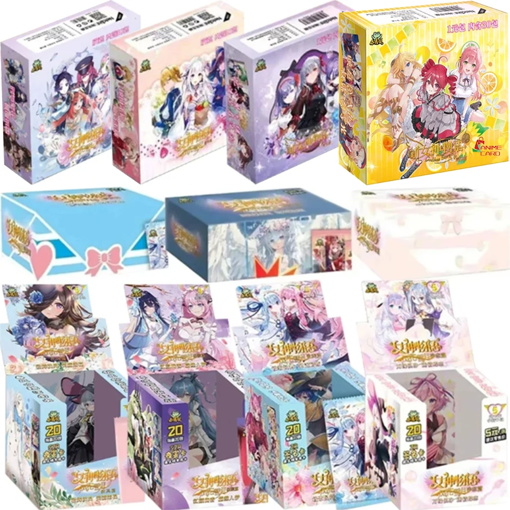 New Goddess Story Card Fufeng Chapter Colorful FlashCard Anime Character Collection Card Games Toys Child Gifts