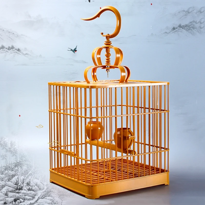 

Vintage Luxury Bird Cages Parrot Stand Feeder Outdoor Bird Cages Pigeon Budgie Gaiola Para Passarinhos Pet Products YY50BC