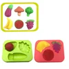 Food Play Dough Molds for Kids Plastics Fruit Vegetable Dumpling Noodle Mold Knife Fork Bowl Plate Playdough Accessories Toys 3