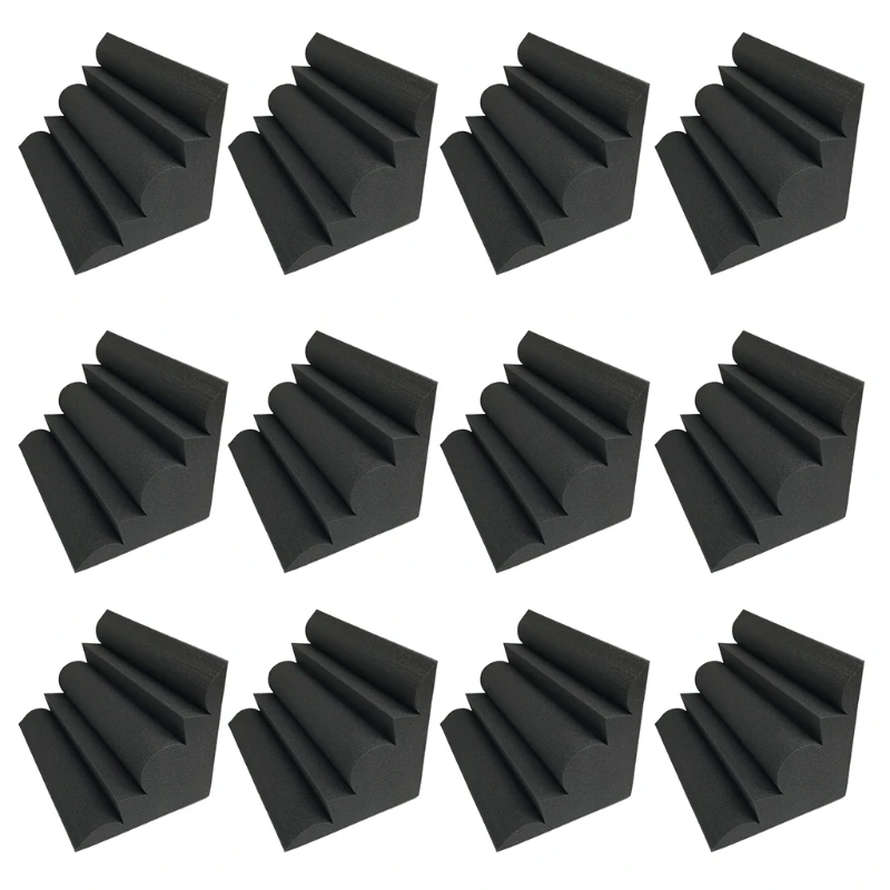 

12pcs Corner Acoustic Soundproof Foam Flame Retardant Bass Trap