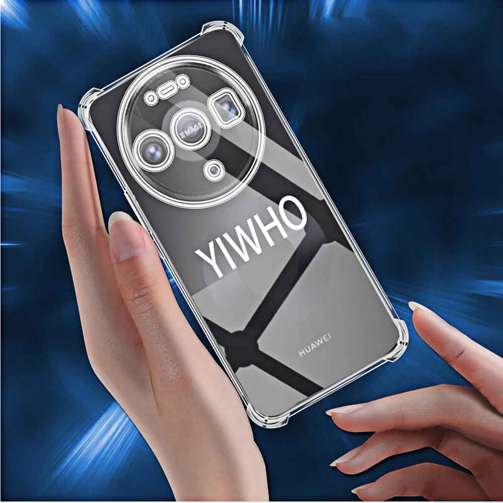 Shockproof Clear TPU Phone Case - Transparent Soft Shell Back Cover