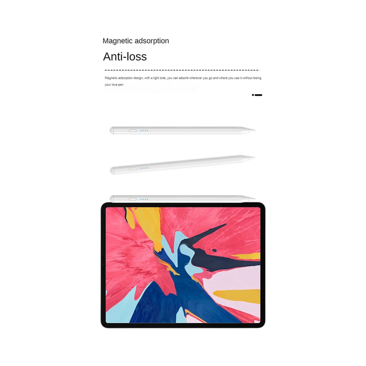 

Для магнитного карандаша IPad 2-го поколения, беспроводной зарядный стилус, аналогичный Apple Pencil 2-го поколения, работает с IPad