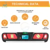 Digital Level Inclinometer HW-200 Electronic LED Display Protractor Measuring Tool Instrument Magnetic Base Digital Level 280mm 3