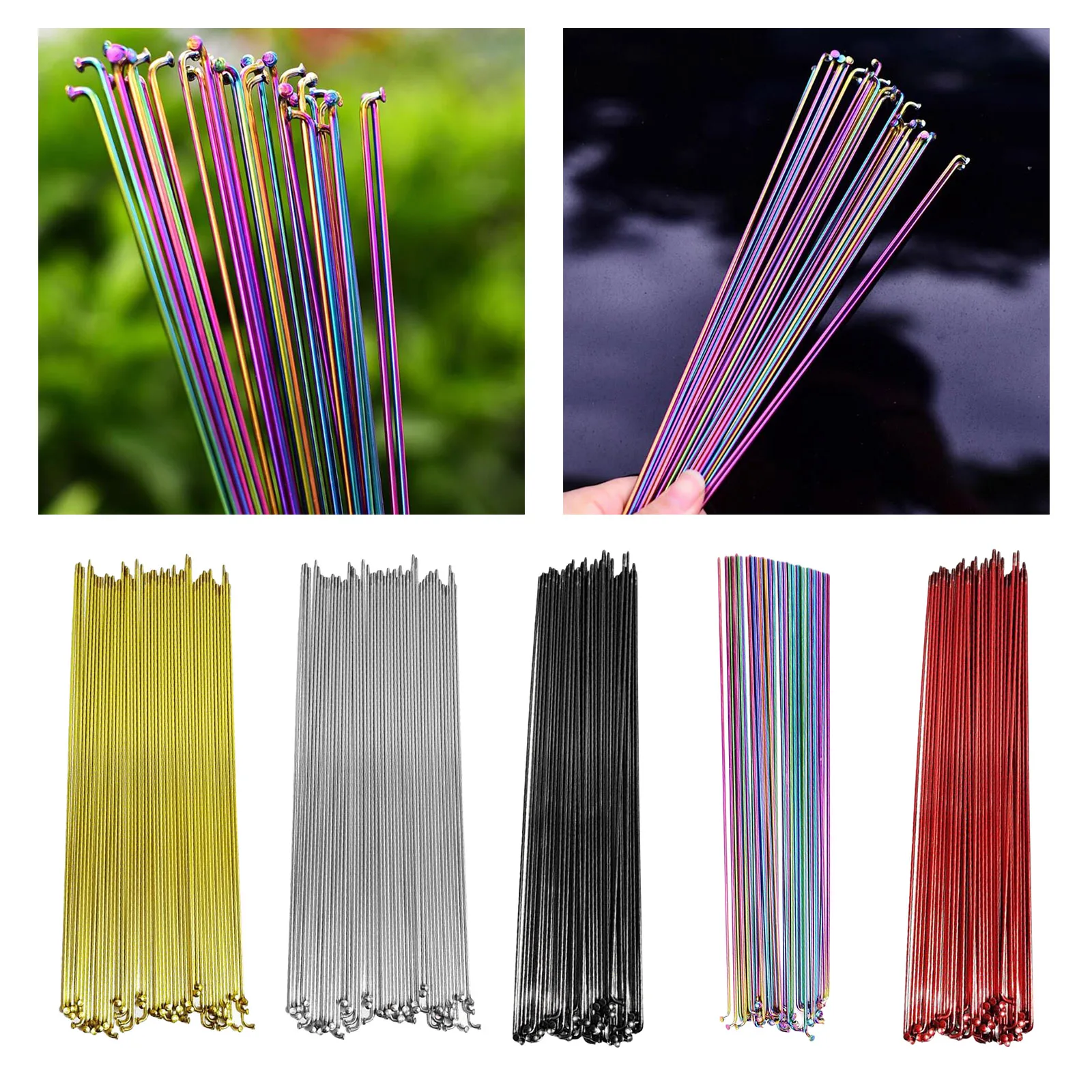 Durable Bike Steel Spokes Wheels Spoke 268mm/273mm/280mm MTB