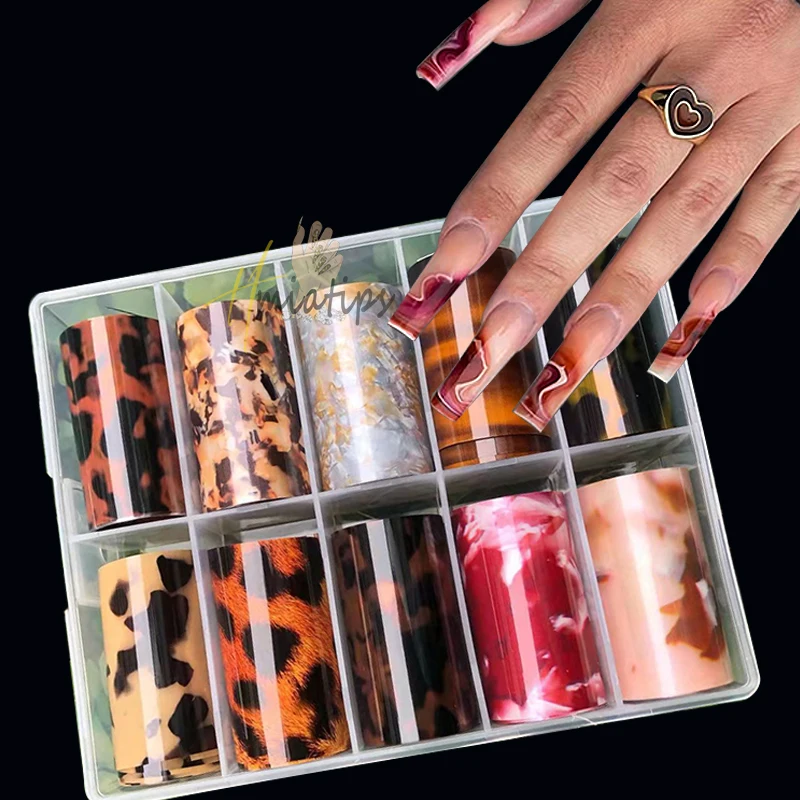 Design Nail Art Print Nail Foils Stickers Decal Sliders Transfer Foil WrapTips DIY Manicure Decoration nail stickers nail art tools nail art decoration nail decals