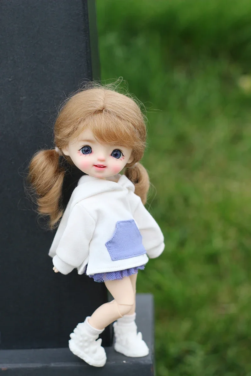 New STO DOLL Obj Burn Muscle Dimple Bjd Doll 14cm and 18cm