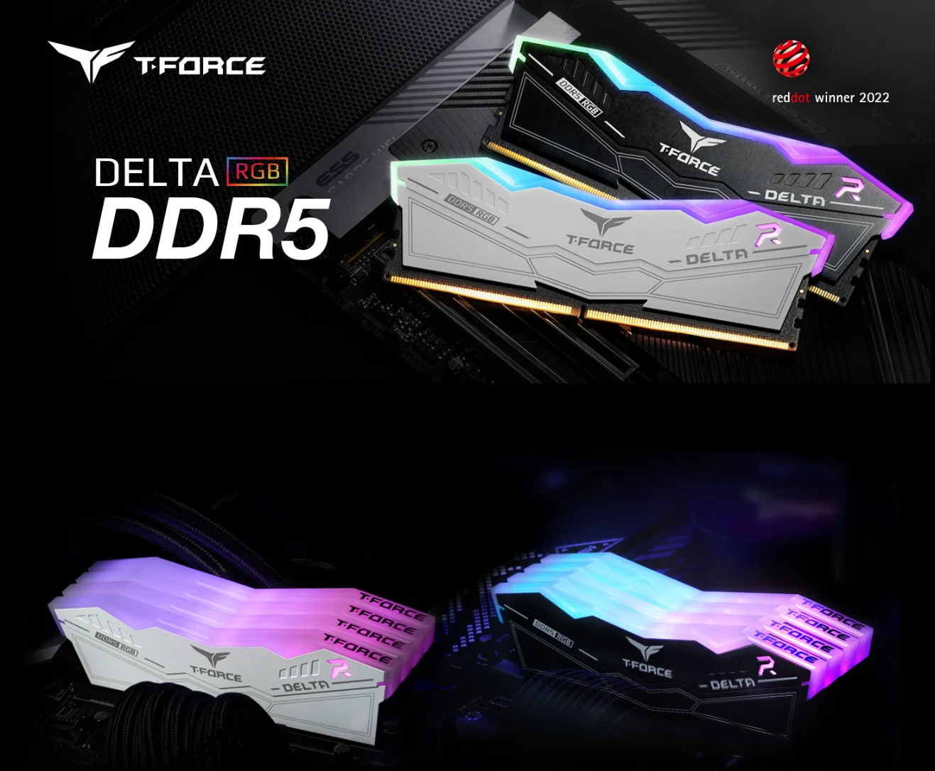 TEAMGROUP T-Force Delta RGB DDR5 Ram 2x16GB 6000MHz PC5