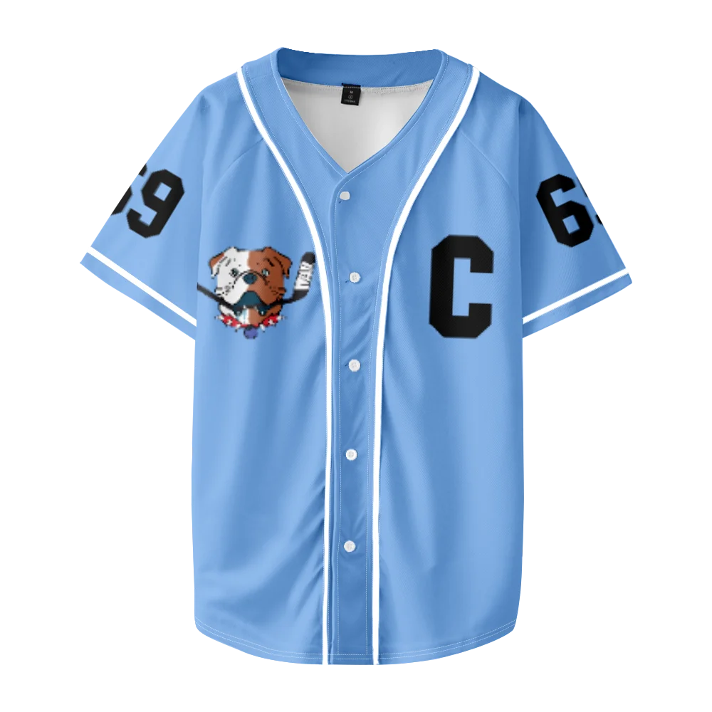 

2023 figure personality Baseball Shirt Summer Short Sleeve Tee Shirt Unisex Jersey 2811