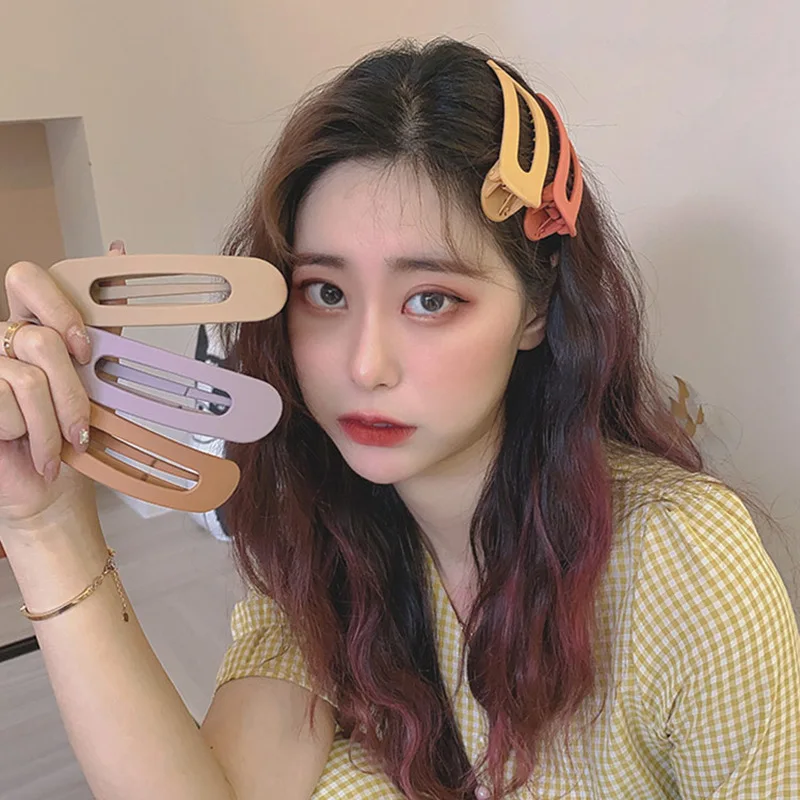 56 arten Heißer Verkauf Koreanische Metall Gold Silber Frauen Haar Pins und Clips Klaue Zubehör Geometrische Krabben Kopf Stück Damen schmuck – Detail 18