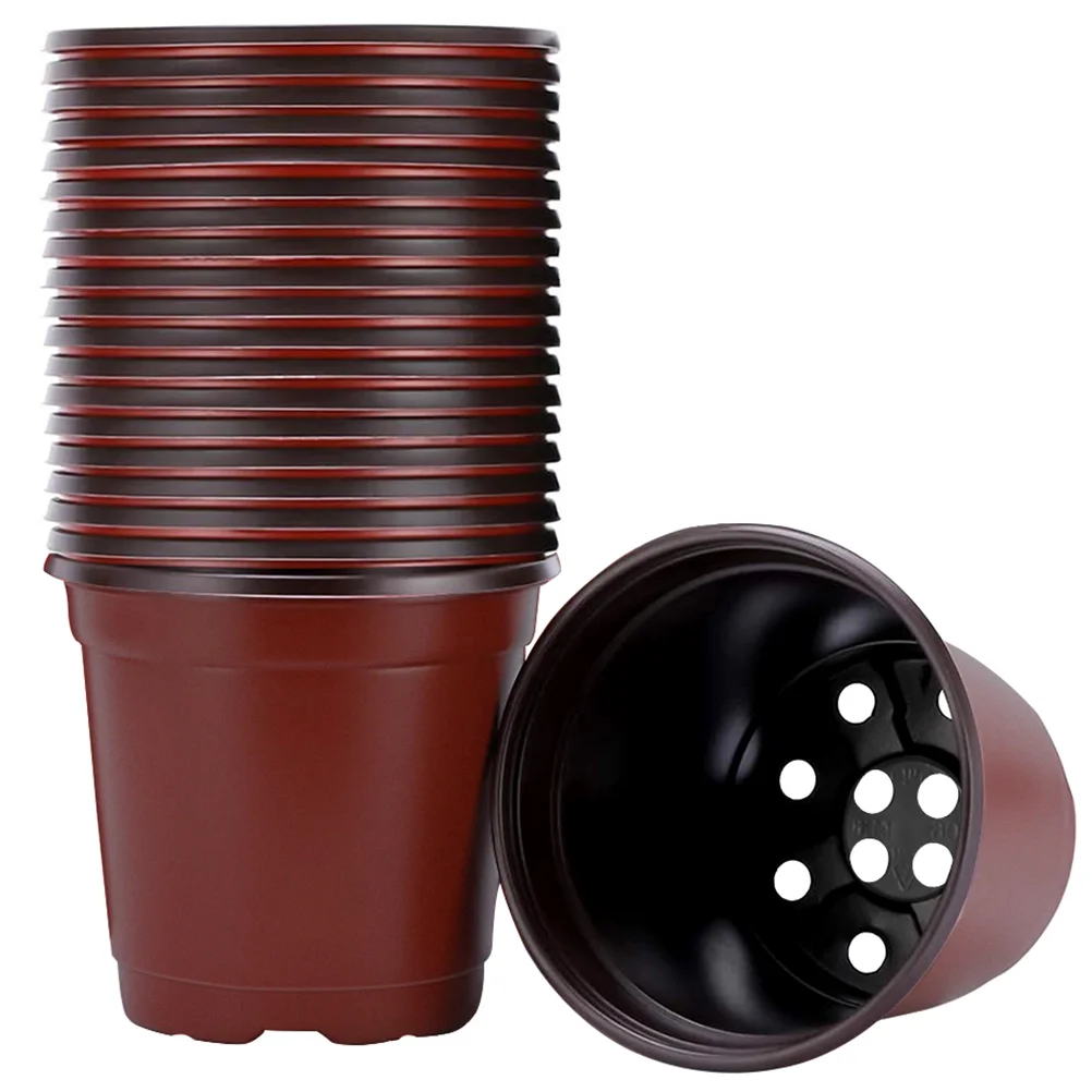 100 Pcs Seedling Pot Indoor Window Planter Propagator Pots Flowerpot Square Planting Plastic Paper Nursery Cups Germination