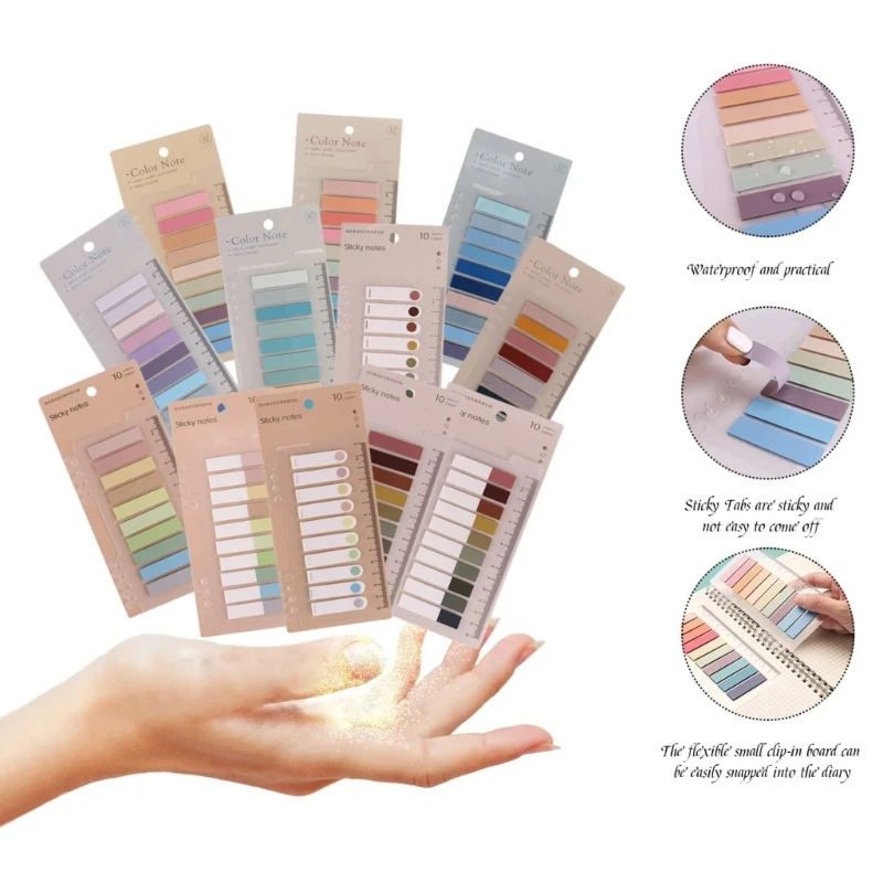 1600 2400Pcs ���� ������ Morandi ��ƼĿ �� ���ġ ������ �÷� ������ ��Ŀ ��ƼĿ �޸� ��, ��ƼĿ �� å ��