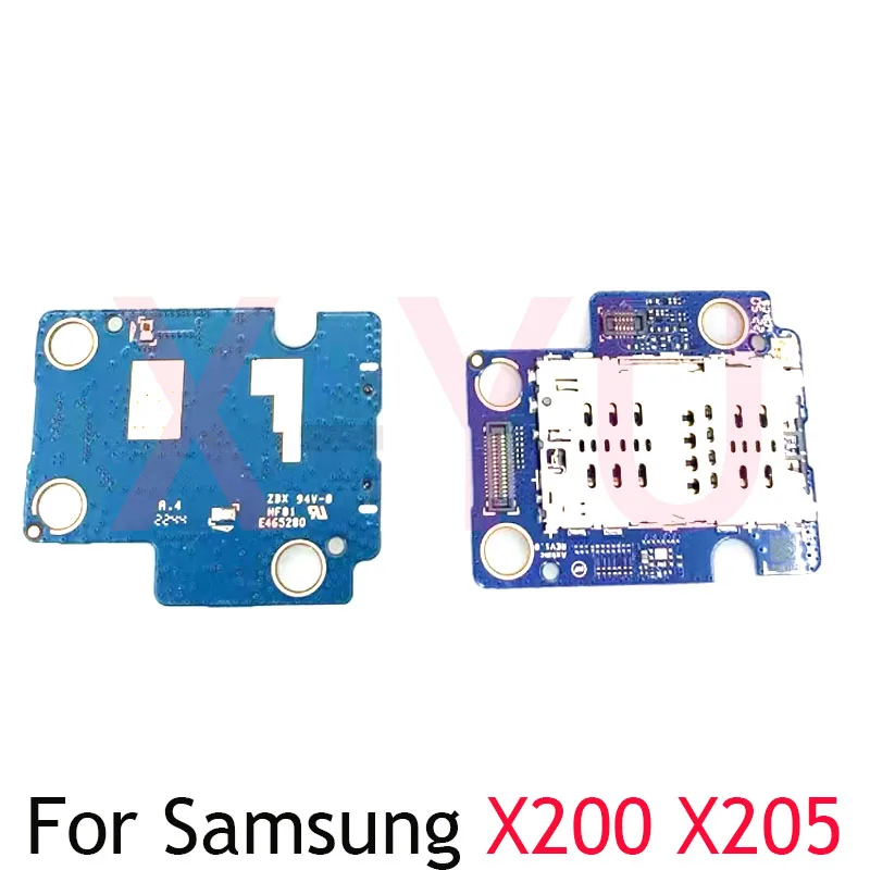 

10PCS For Samsung Galaxy A8 10.5 X200 X205 SIM Card Reader Holder Slot Tray Memory Socket Flex Cable Repair Parts