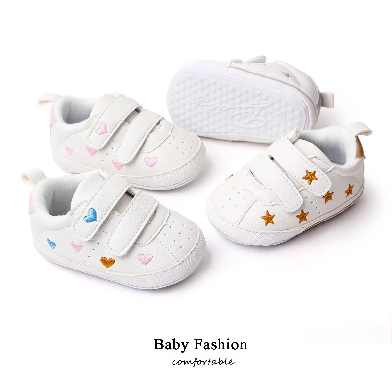 

Baby Boys Girls Shoes Sports Crib Shoes Infant First Walkers Toddler Soft Sole Anti-slip Baby Sneakers