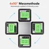 New Angle Protractor 4X90 Degree Mini Electronic Digital Protractor Inclinometer Angle Finder Gauge Measurement Box 4