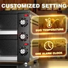 12 Inches Pizza Oven Outdoor Commercial Kitchen Supplies Double Pizza Barbecue Oven Commercial 3