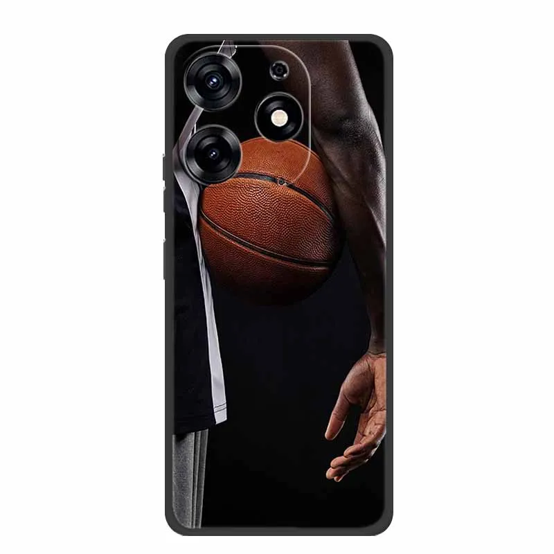 Sleek Black Silicone Soft Phone Case - Durable and Stylish Back Cover Shell