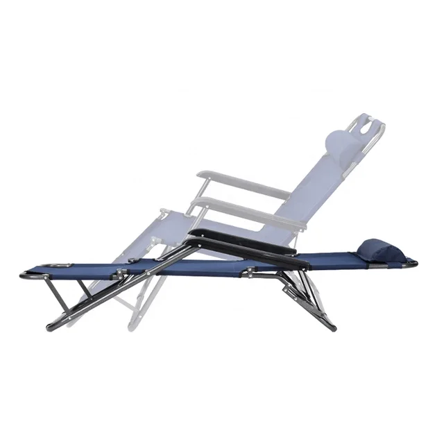 Portable Backrest Outdoor Canvas Free Life Patio180 Degree Foldable Folding Beach Lounge Chair Bed 5