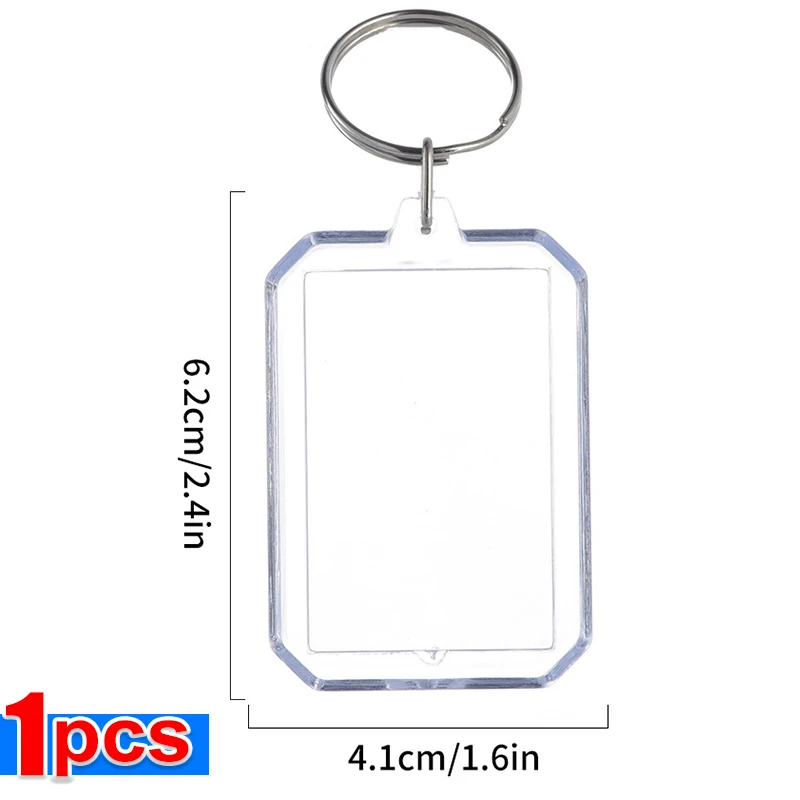 Customizable Clear Acrylic Keychain Frame - Perfect