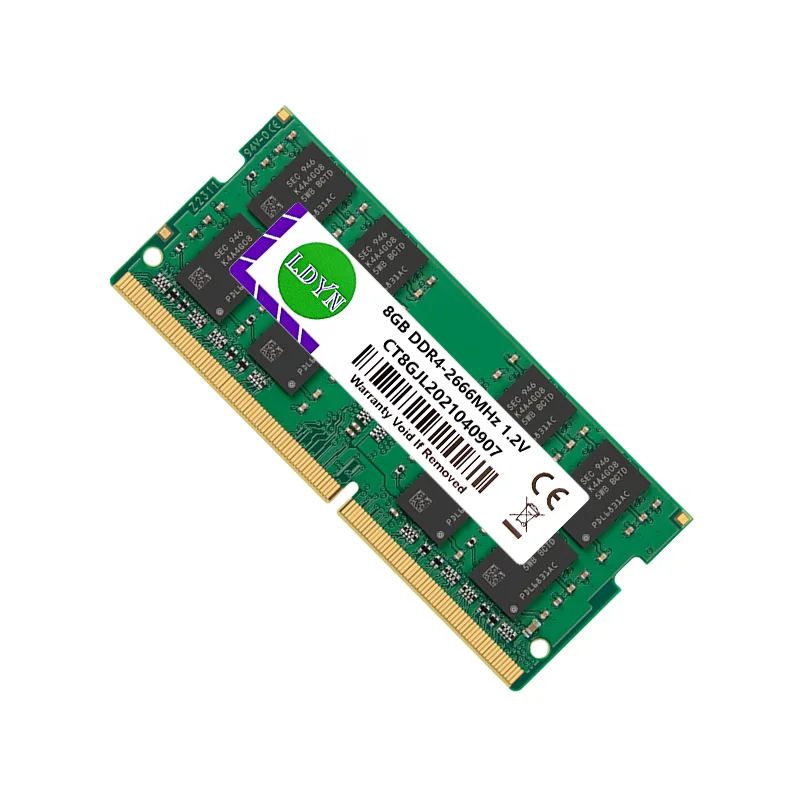 DDR2 DDR3 DDR4 2GB 4GB 8GB 16GB 노트북 Ram PC2 667 800MHZ PC3 1333 1600MHZ PC4 2133 2400 2666 3200MHZ SODIMM 휴대용 메모리