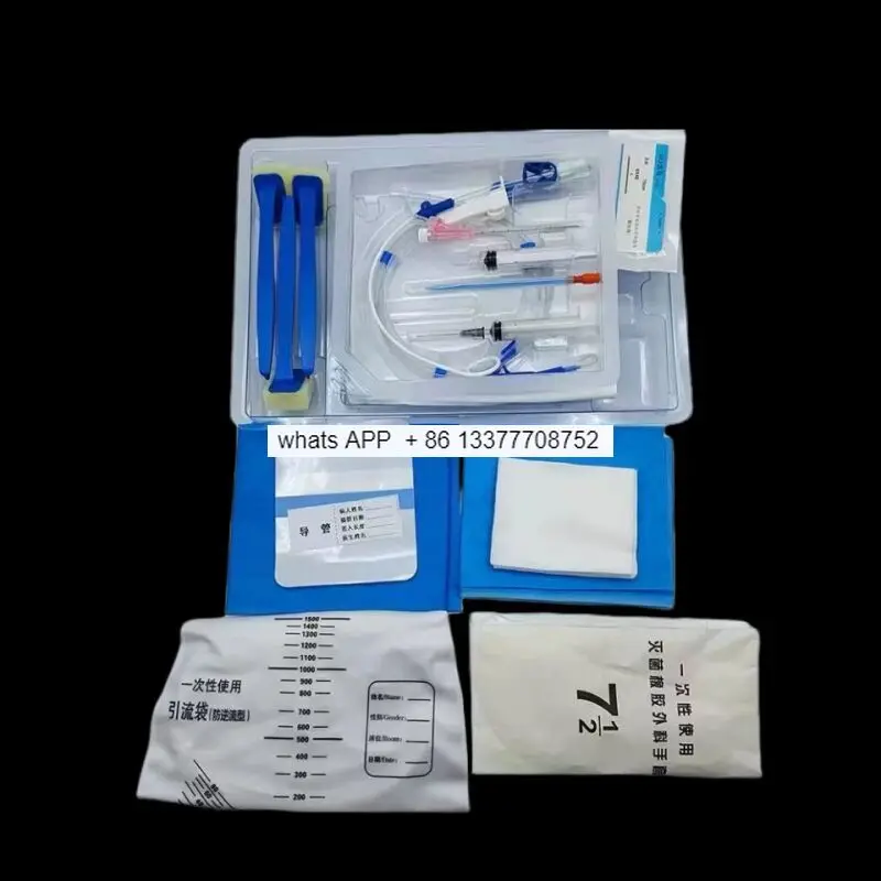 

Disposable Chest and Abdominal Cavity Pigtail Retention Drainage Catheter Packs Abdominal Cavity Drainage Catheter